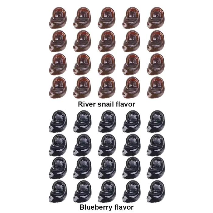 20 boilies flottants en forme d'escargot pour pêche à la carpe avec montage hair zig rig method feeder
