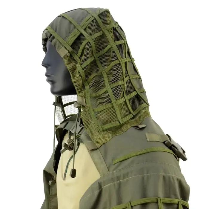 Châle sniper ghillie airsoft tactique - Tenue camouflage chasse pêche paintball outdoor