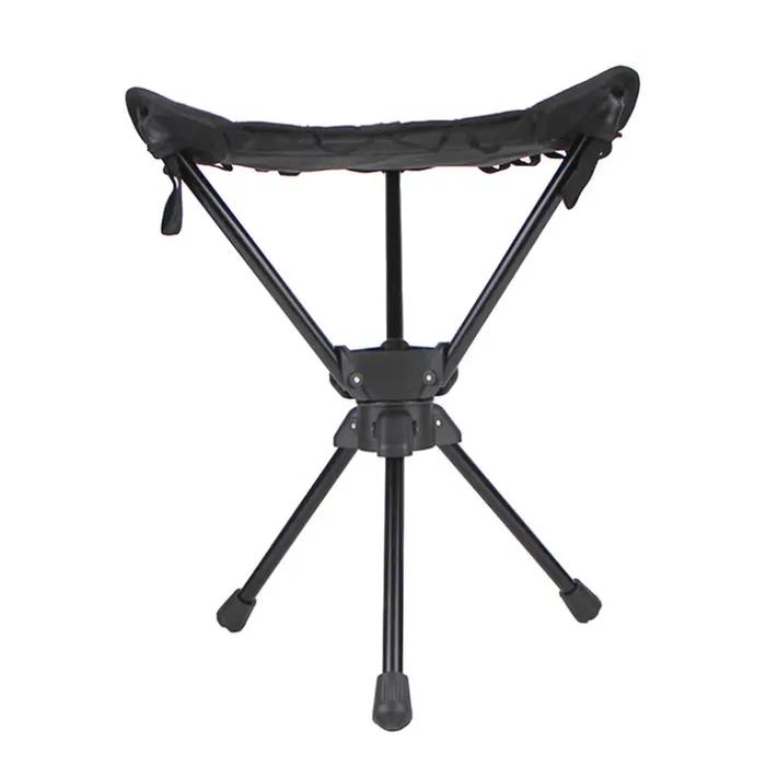 Chaise camping pivotante pliante multifonction - Siège randonnée pêche survie plage jardin extérieur