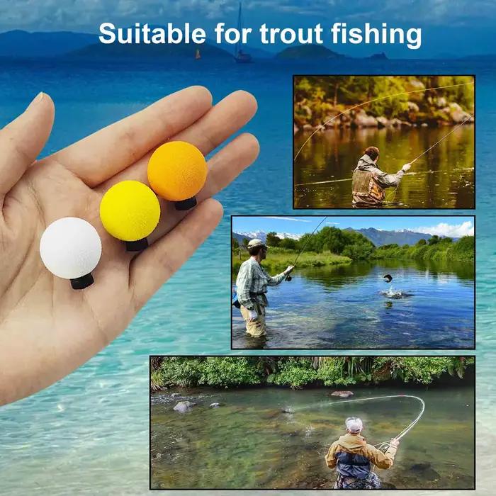 12 indicateurs de touche ronds flottants - bobbers pour pêche au coup et pêche à la mouche