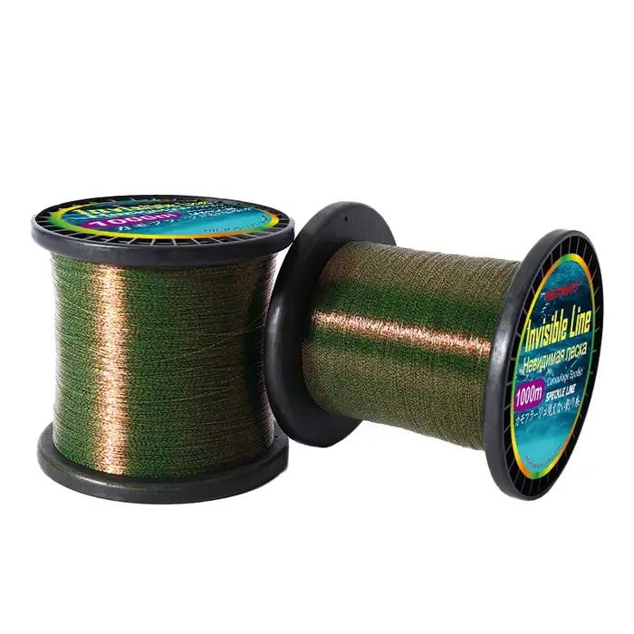Ligne de pêche fluorocarbone 1000M invisible et super résistante pour pêche discrète