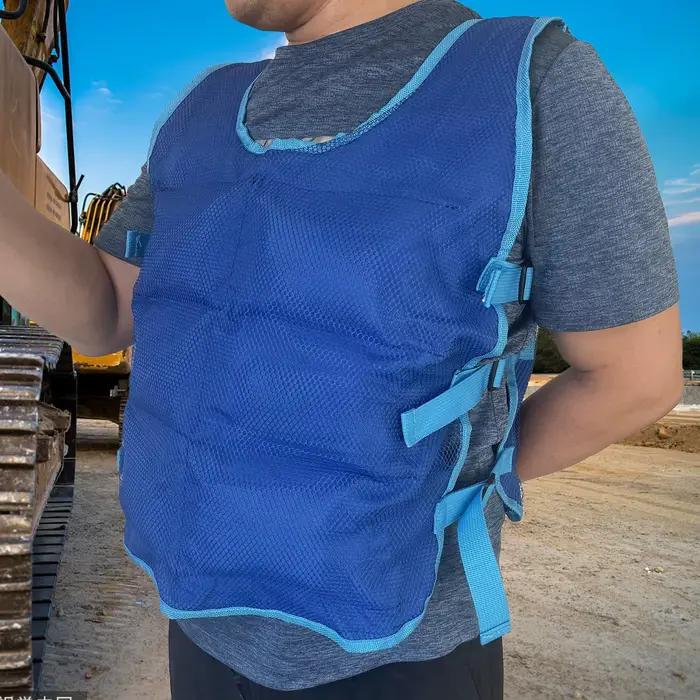 Gilet rafraîchissant pêche été veste refroidissante sécurité haute température extérieur sport pack glace