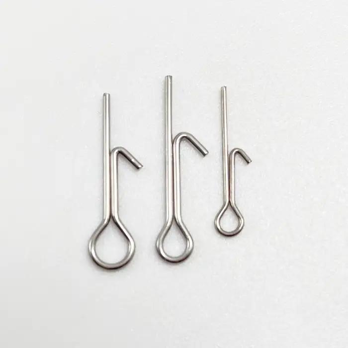 Hameçons avec aiguille et émerillon pour appâts souples pêche à la carpe, pack de 10 30 50 pièces