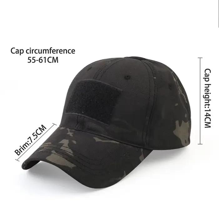 Casquette unisexe camouflage pêche randonnée ajustable été protection solaire snapback