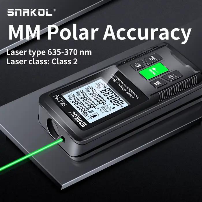 Télémètre laser Snakol rouge/vert - Haute précision multifonction pour pêche technique
