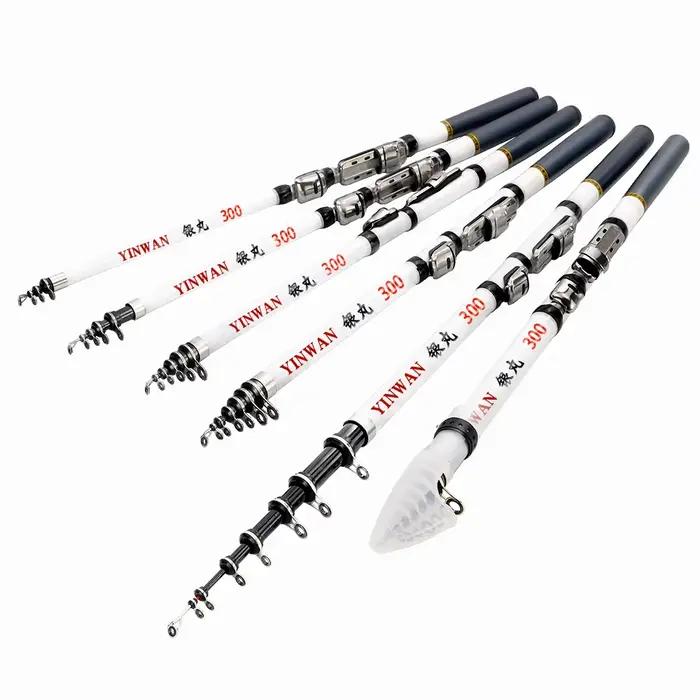 Canne télescopique JOSBY carbone mini portable 1.5 à 3.0m pour pêche rock fishing