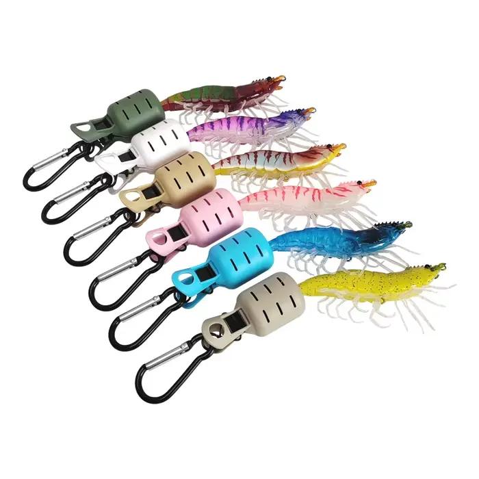 Kit protection leurres calmar 6 pièces Webfoot octopus egi cover avec mousqueton pêche mer