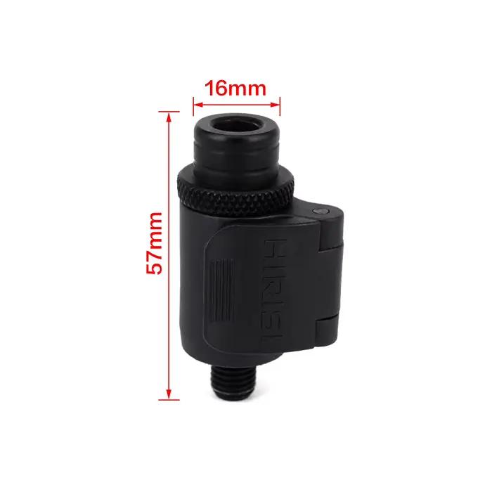 2 connecteurs rapide changement aluminium Hirisi pour alarmes carpe rod pod tiges rive