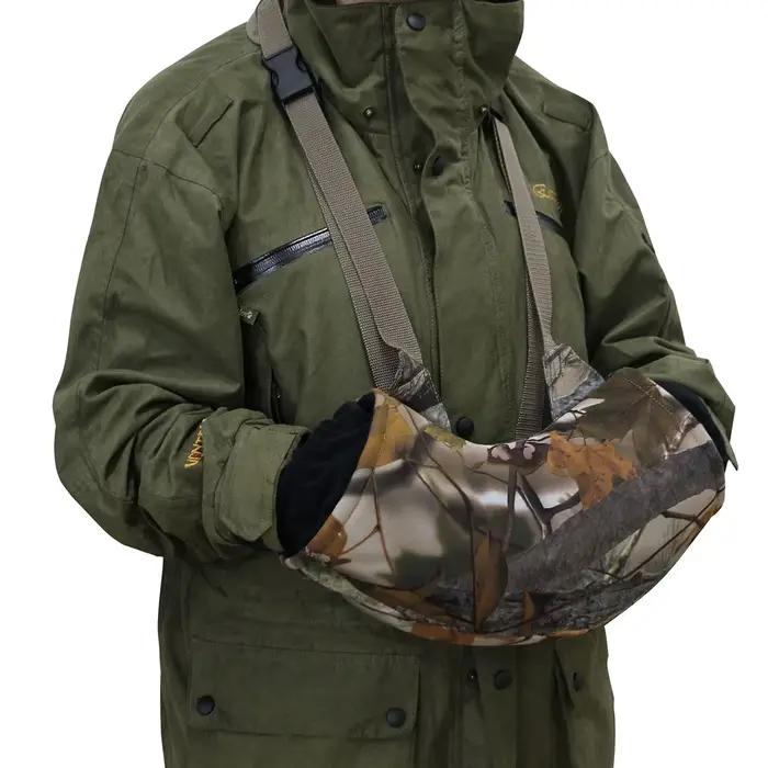Gants de chasse camouflés polyester tactiques pour pêcheurs discrets et confortables activités plein air