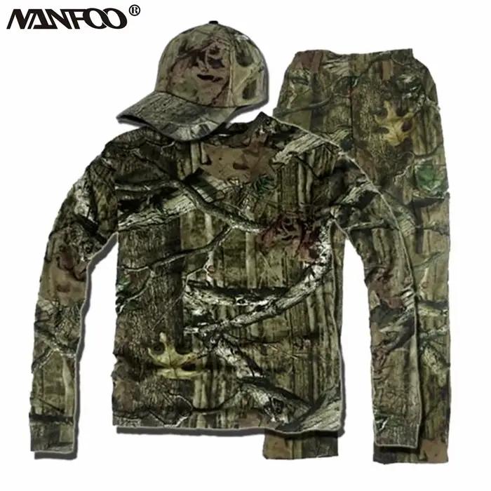 Combinaison pêche printemps été camouflage bionique Ghillie respirant manches longues jungle