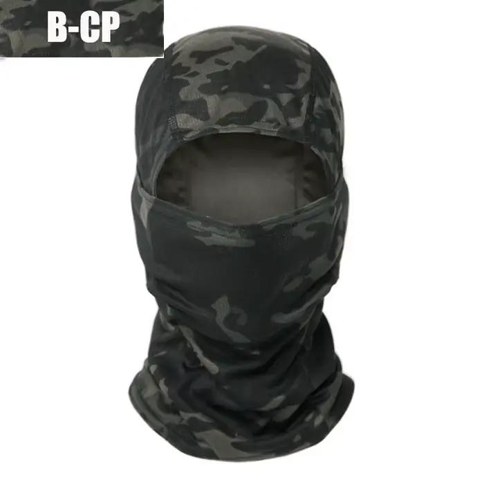 Cagoule tactique Multicam camouflage intégrale pour chasse, pêche, cyclisme et activités outdoor