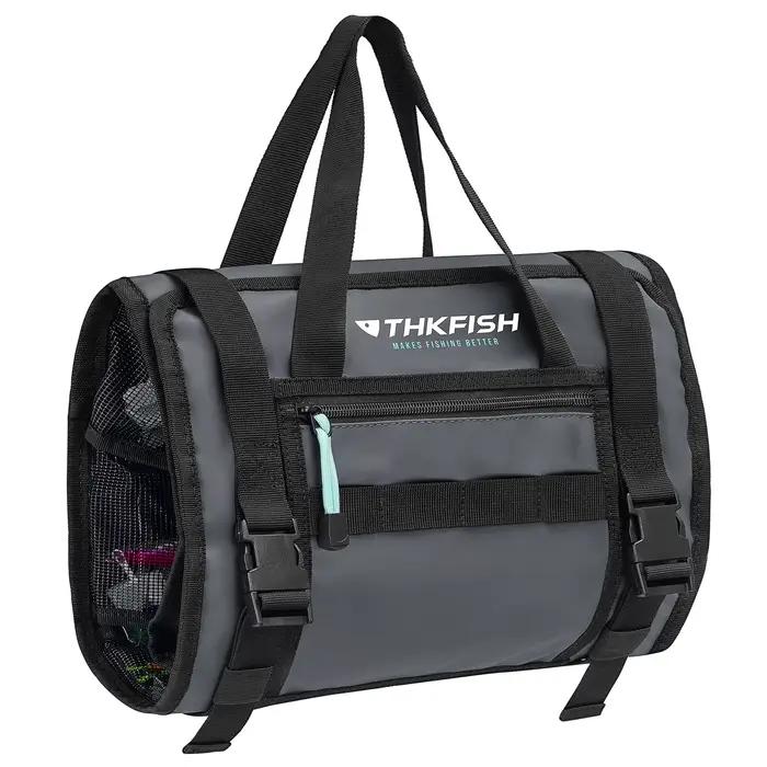Sac organisateur étanche THKFISH pour poppers et leurres durs avec 7/8 poches pliable grande capacité