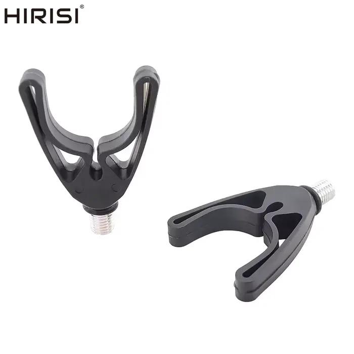 4 supports de canne à pêche carpe pour alarme et barre buzzer - accessoires pêche robustes et polyvalents