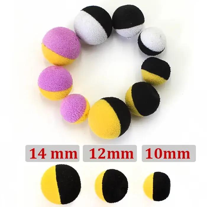 Boilies jumeaux bicolores 12-15 pièces - Appât flottant pour méthode feeder et hair rig carpe