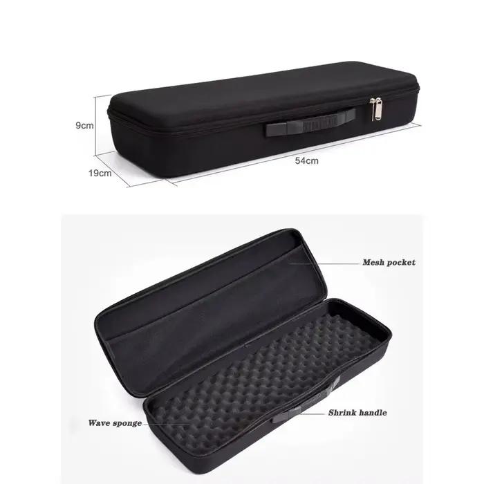 Sac pêche portable EVA anti-choc - Bag canne à pêche rembourré avec compartiment moulinet étanche