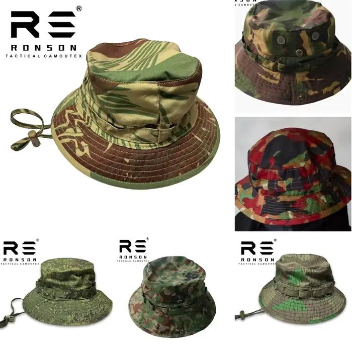 Chapeau camouflage neige Rhodesian Big Five été pêche camping protection solaire bennie tactique