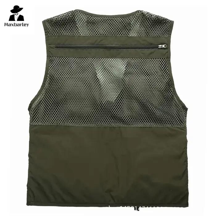 Veste cargo pêche chasse 16 poches 6XL imperméable séchage rapide randonnée escalade