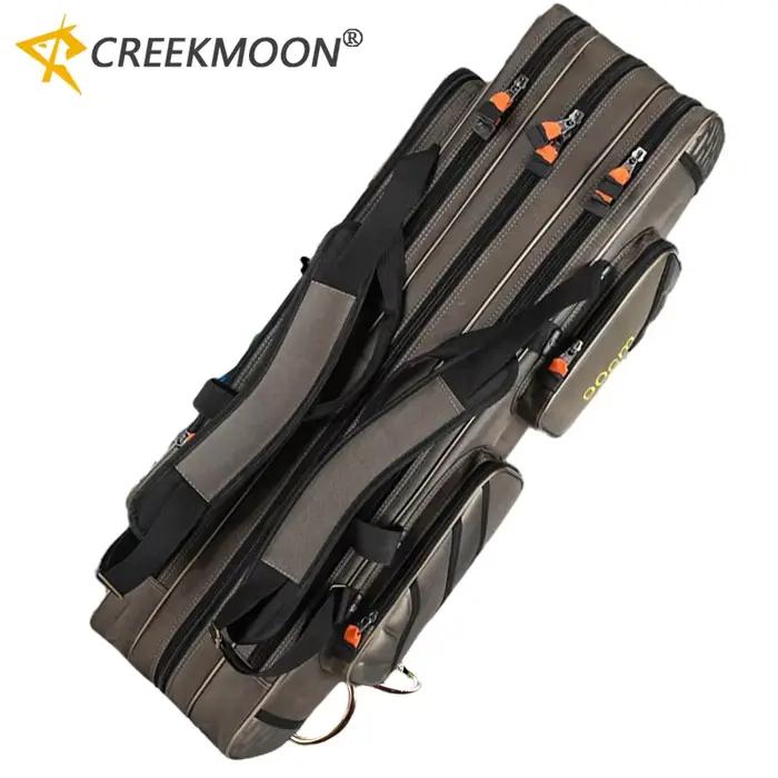 Sac rigide multifonction pour cannes spinning 2/3/4 couches 80-130cm - Étui de rangement 1680D Oxford pour matériel