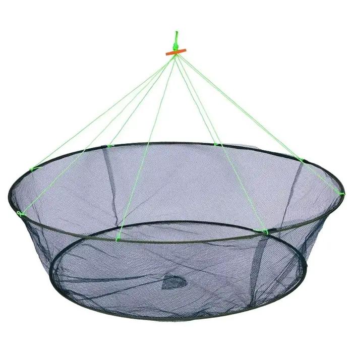 Filet de pêche pliable grand modèle 80/100 cm pour écrevisses, crevettes et appâts - Réservoir, étang, extérieur