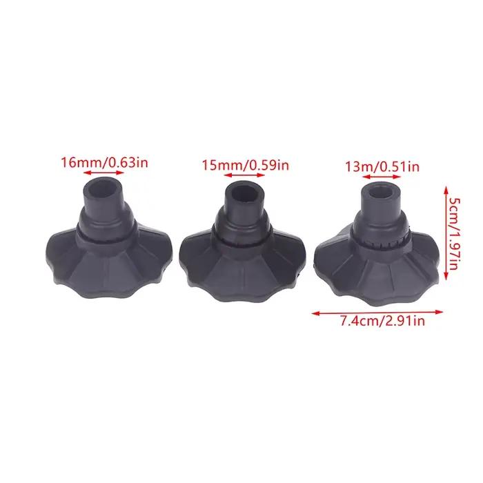 Protections Pieds Anti-Dérapantes Pour Tabouret Pêche Camping Plastique Noir 13-16mm Occasions Spéciales