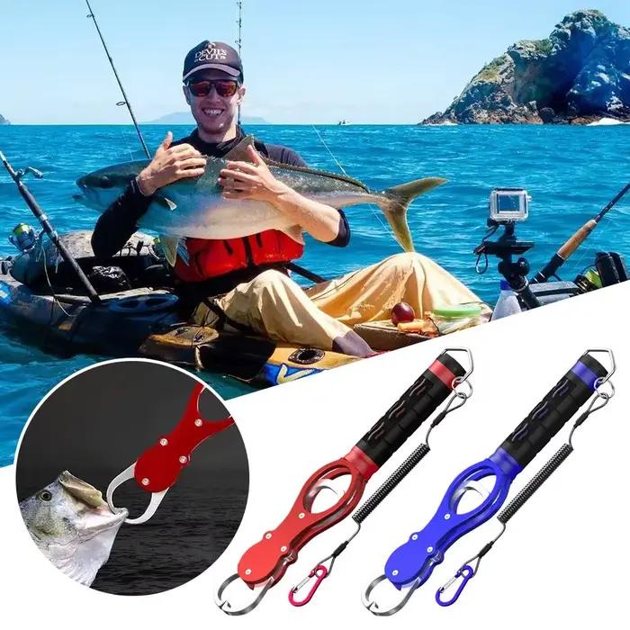 Pince à prise pour poisson grip aluminium avec balance pêche plombée accessoire portable
