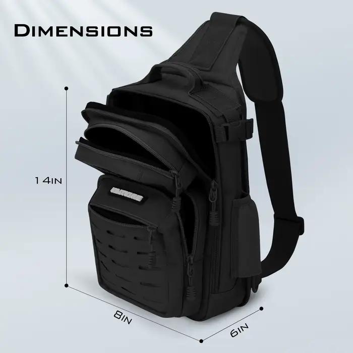 Sac bandouliere tactique kastking blowbak sac de pêche léger pour équipement exterieur et accessoires multi-usages résistant robuste polyvalent occasions spéciales