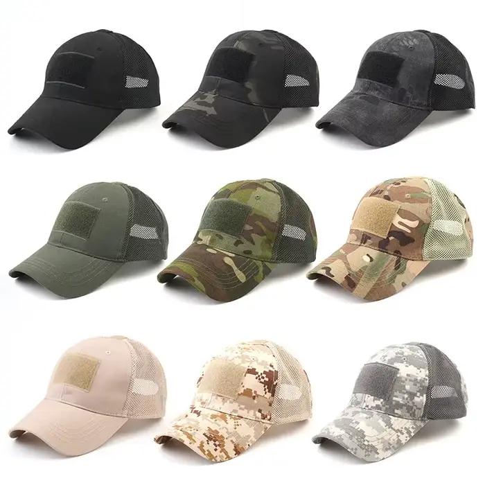 Casquette baseball unisexe camouflage pour pêche et sports outdoor - Séchage rapide anti-UV
