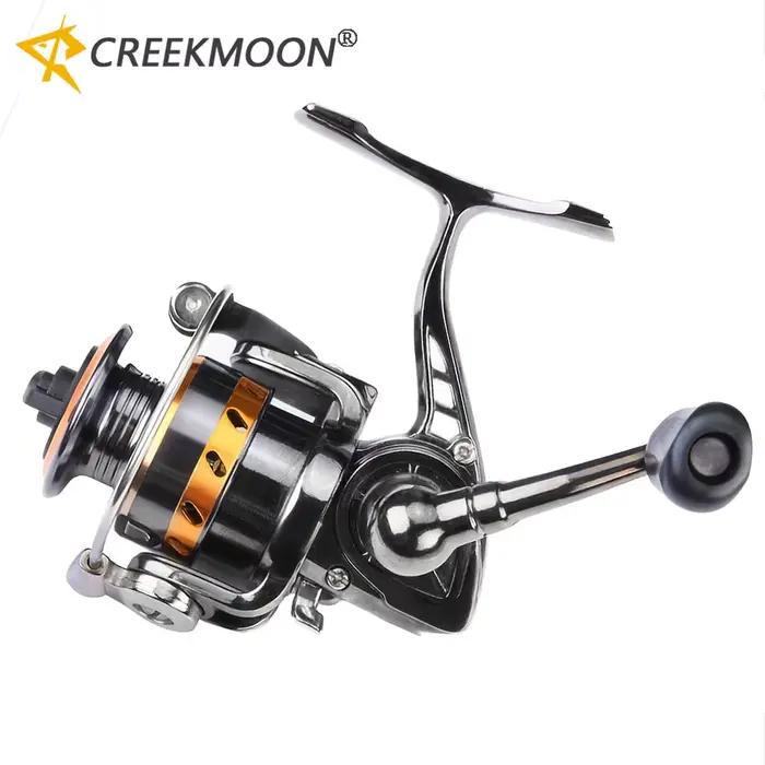 Moulinet spinning mer sans joint corps métal - bobine tripode 6KG drag pour pêche hivernale et rafting