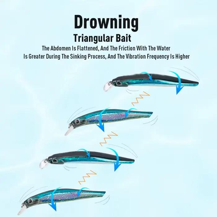 Leurre minnow coulant LEYDUN Artist FR Silence 80-105mm - jerkbaits haute qualité pour bar de mer