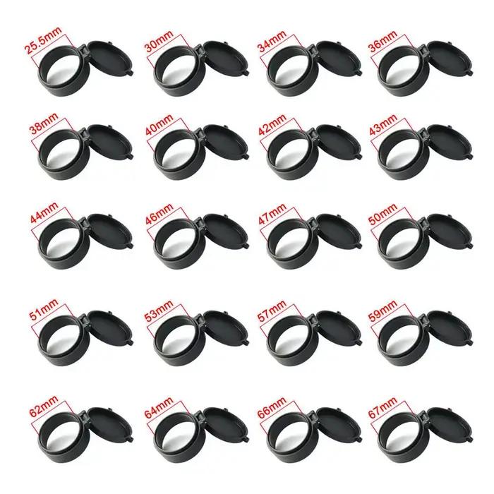 Protection lentille viseur pêche à ressort ouverture rapide 25-69mm anti-poussière