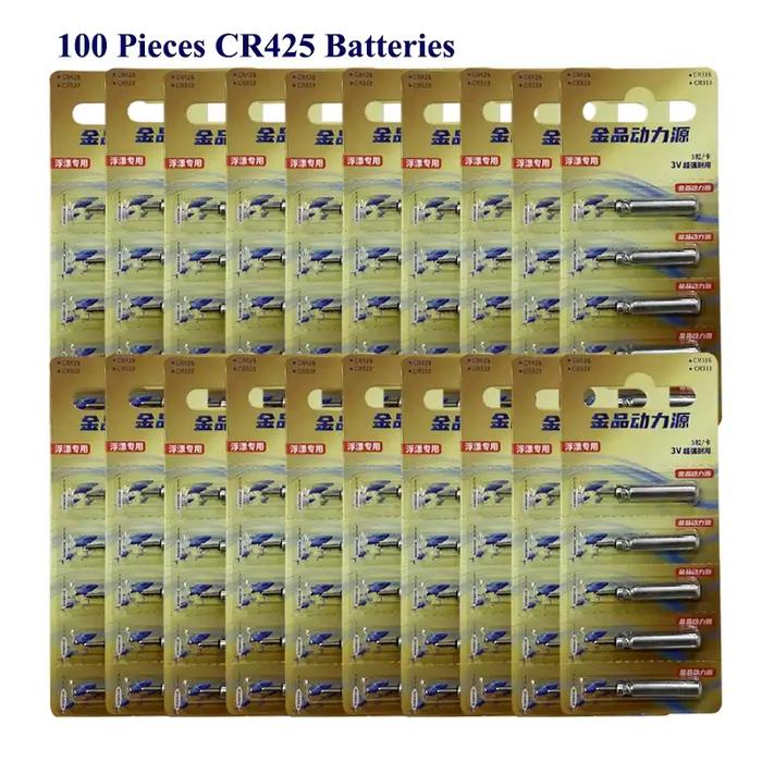 100 flotteurs électriques lumineux DLY pour pêche nocturne, modèles CR311 CR316 CR322 CR425 CR435