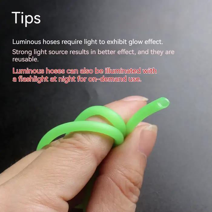Gaine de pêche luminescente en gel de silice pour pêcheurs en mer et appâts occasions nocturnes et spéciales