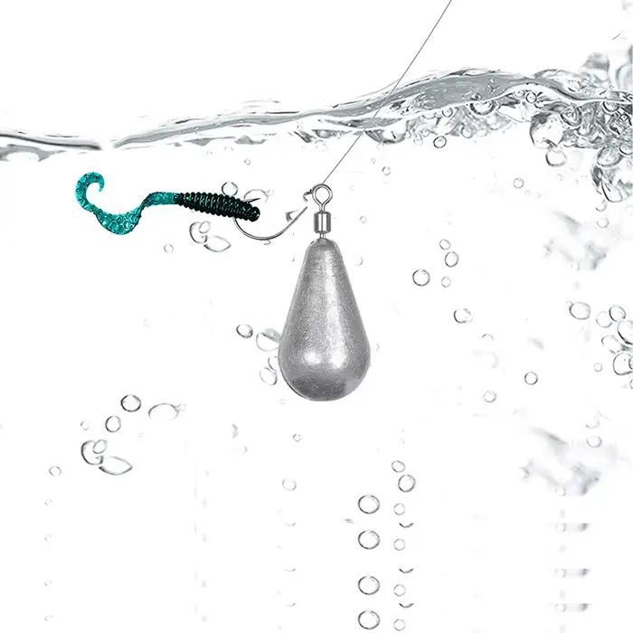 Lot de 10 plombs souples pour leurres de 3.5g à 20g | Poids pour pêche du