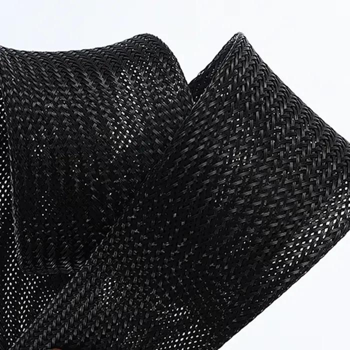 Gaine isolante noire 1/5/10M pour câbles pêche protection gainage électrique tube nylon ignifuge
