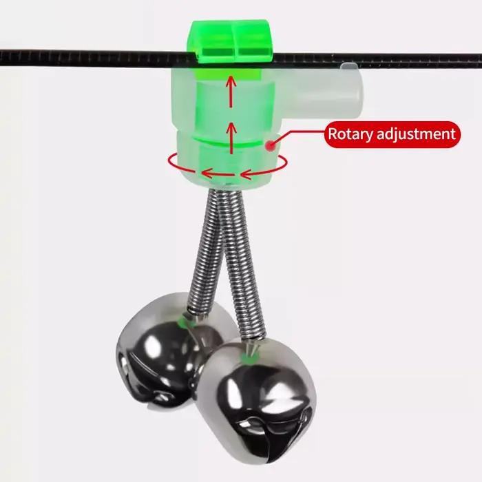 Lot de 5 ou 10 indicateurs de touches clipables - Alarme à clip et clochette verte ABS pour détecter les touches