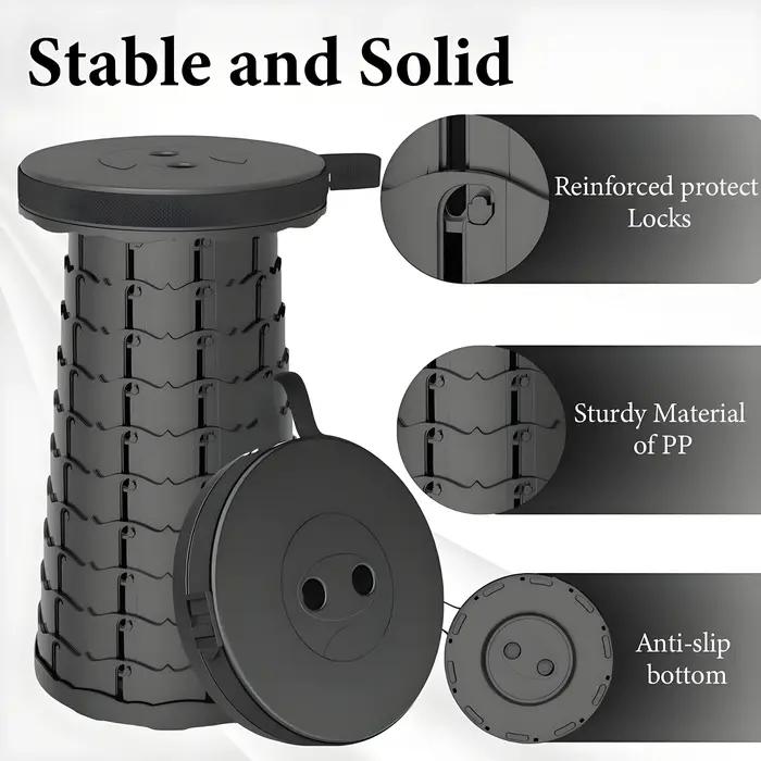 Tabouret pliant portable ultra-léger - Siège compact pour pêche, randonnée et transports