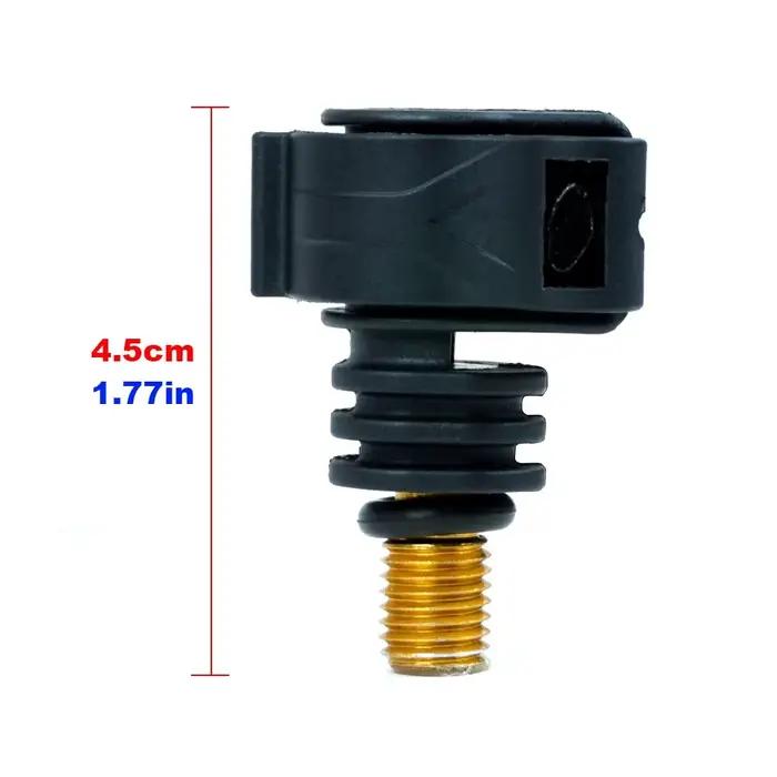 Connecteur rapide ajustable Hirisi AQ212 pour alarmes de carpe et rod pods - Lot de 2 pièces