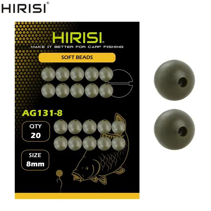 20 perles souples en caoutchouc vert anti-emmêlement pour la pêche à la carpe, accessoires montage AG131