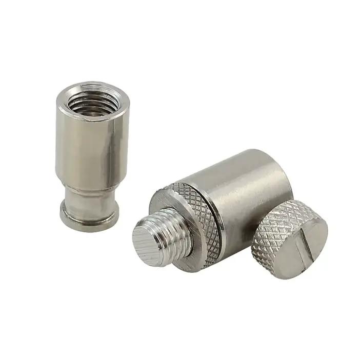 Connecteur rapide inox pour alarmes carpe et rod pod - Fixation instantanée AQ202 pour pêche statique