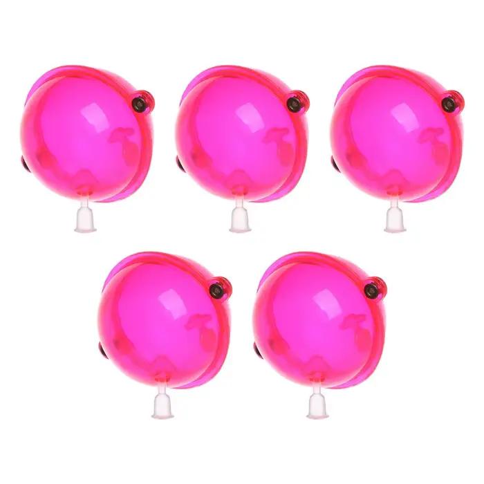 Lot de 5 flotteurs de pêche en mer ABS bulles d'eau bleus et rouges 25 32