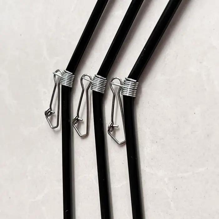 5 connecteurs anti-embrouille pour feeder pêche 20cm et 22cm noir - Outils balance feeder