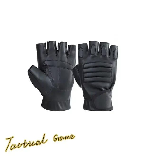 Gants tactiques demi-doigts russe Storm Leather : protection main, liberté doigts, pêche technique