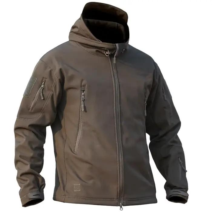 Veste camouflage hiver 5XL 6XL homme imperméable - Soft shell tactique multicam coupe-vent polaire