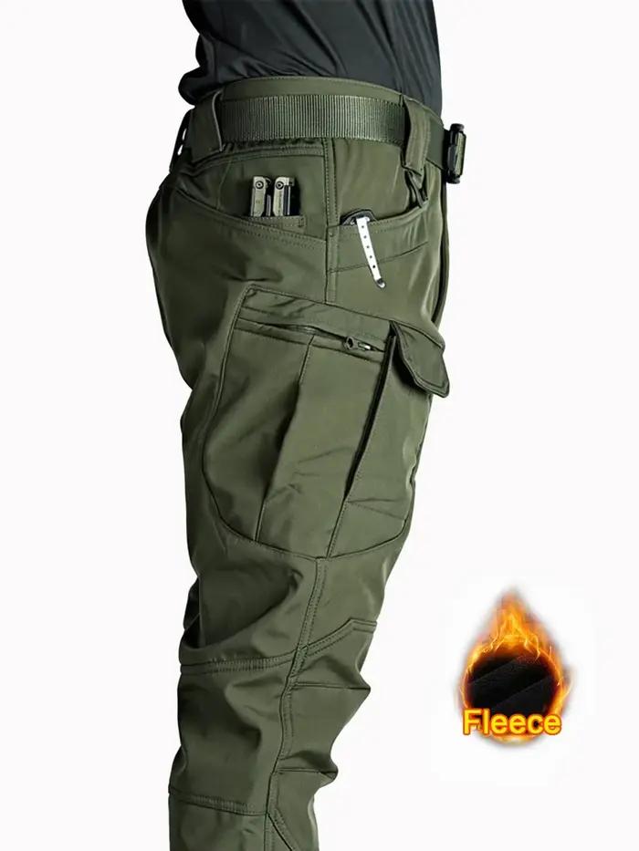 Pantalon cargo pêche avec poches rabattables pour randonnée pêche et pêche itinérante