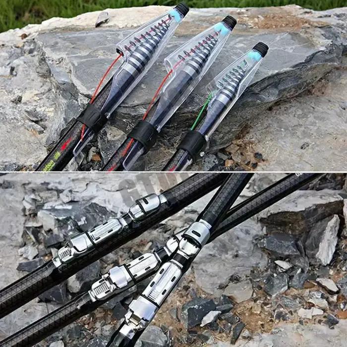 Canne télescopique carbone 2.7m-7.2m ultra légère - Pêche roche, carpe, voyage, mer