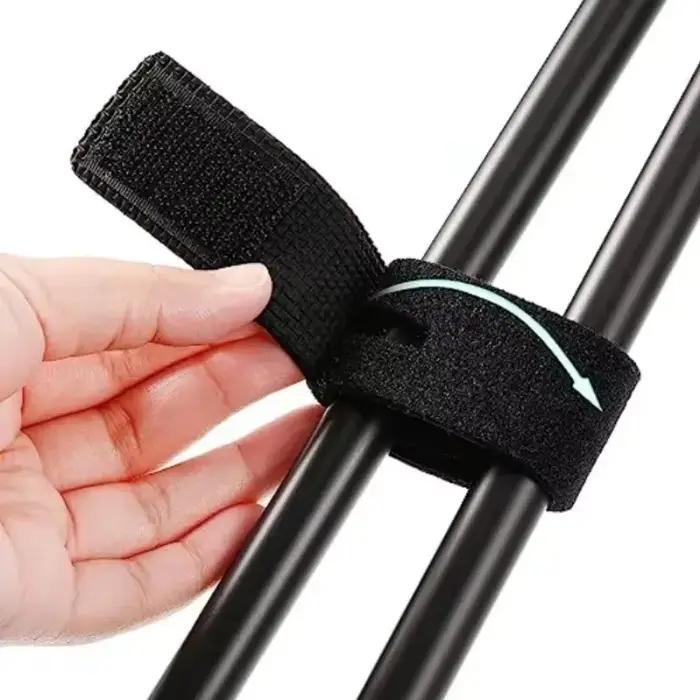 Sangle élastique de fixation pour canne à pêche - Bande de maintien réglable pour transport