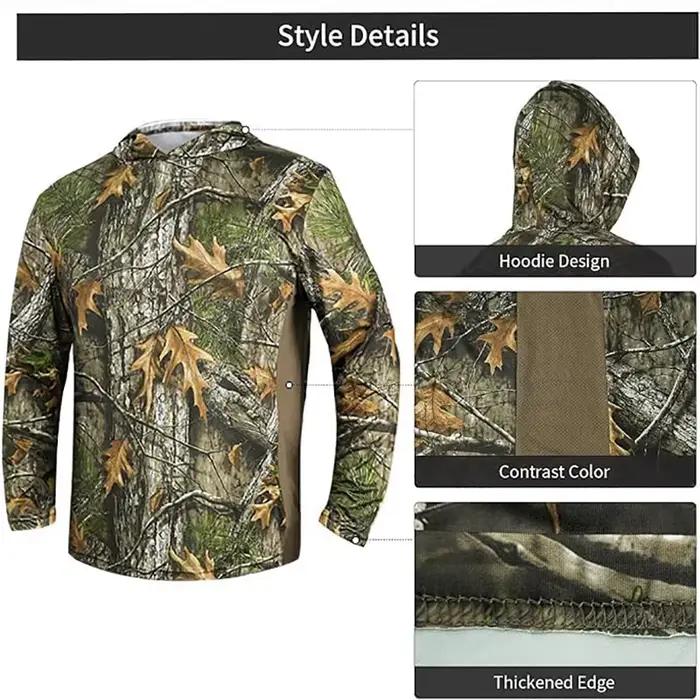 Vêtements pêche homme respirants équipement chasse canard cerf camouflage ghillie tactique