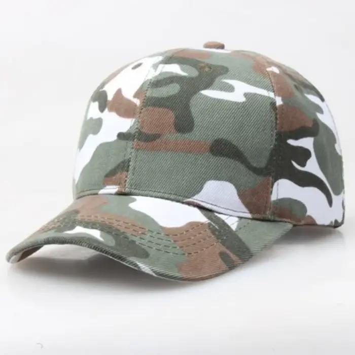 Casquette camouflage pêche unisexe 7 couleurs - Protection solaire sport été homme femme outdoor