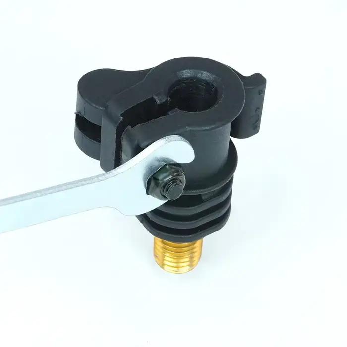 Connecteur rapide ajustable Hirisi AQ212 pour alarmes de carpe et rod pods - Lot de 2 pièces