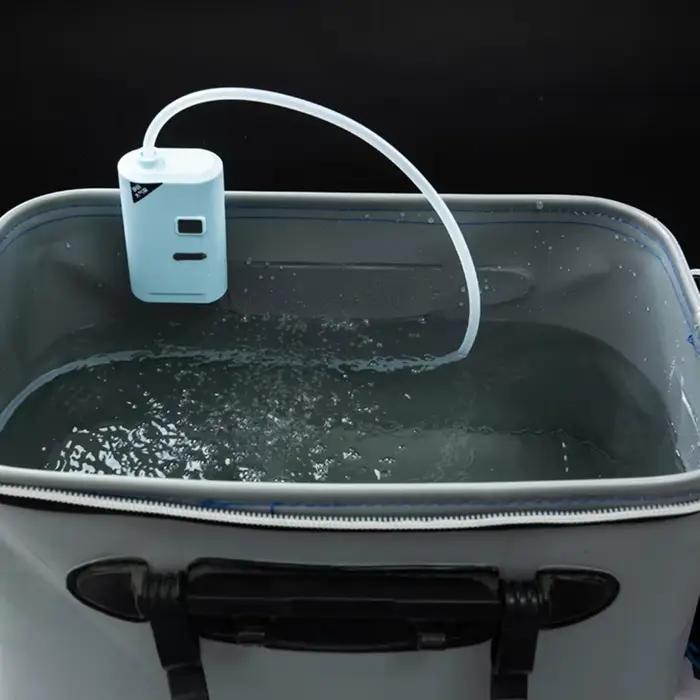 Pompe à oxygène USB rechargeable pour vivier - Aérateur silencieux portable pêche extérieure
